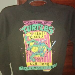 Vintage Teenage Mutant Ninja Turtles Graphic Sweatshirt size boys medium